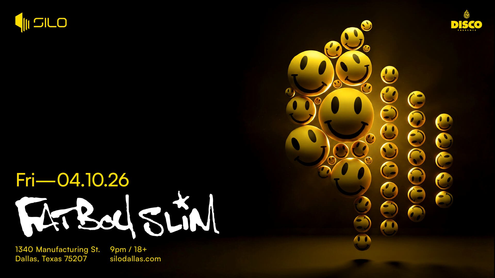 Fatboy Slim in Dallas on April 10, 2026