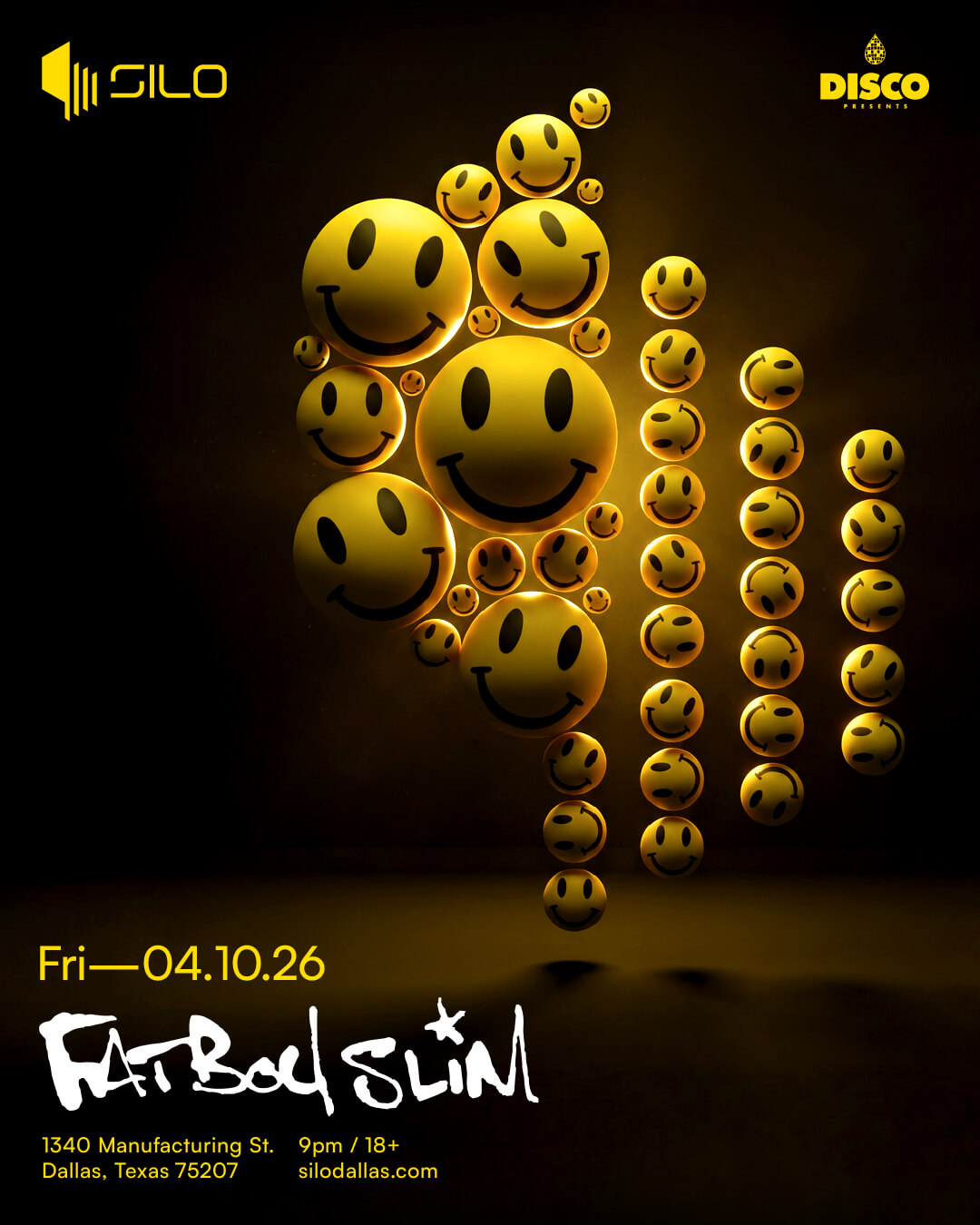 Fatboy Slim in Dallas on April 10, 2026