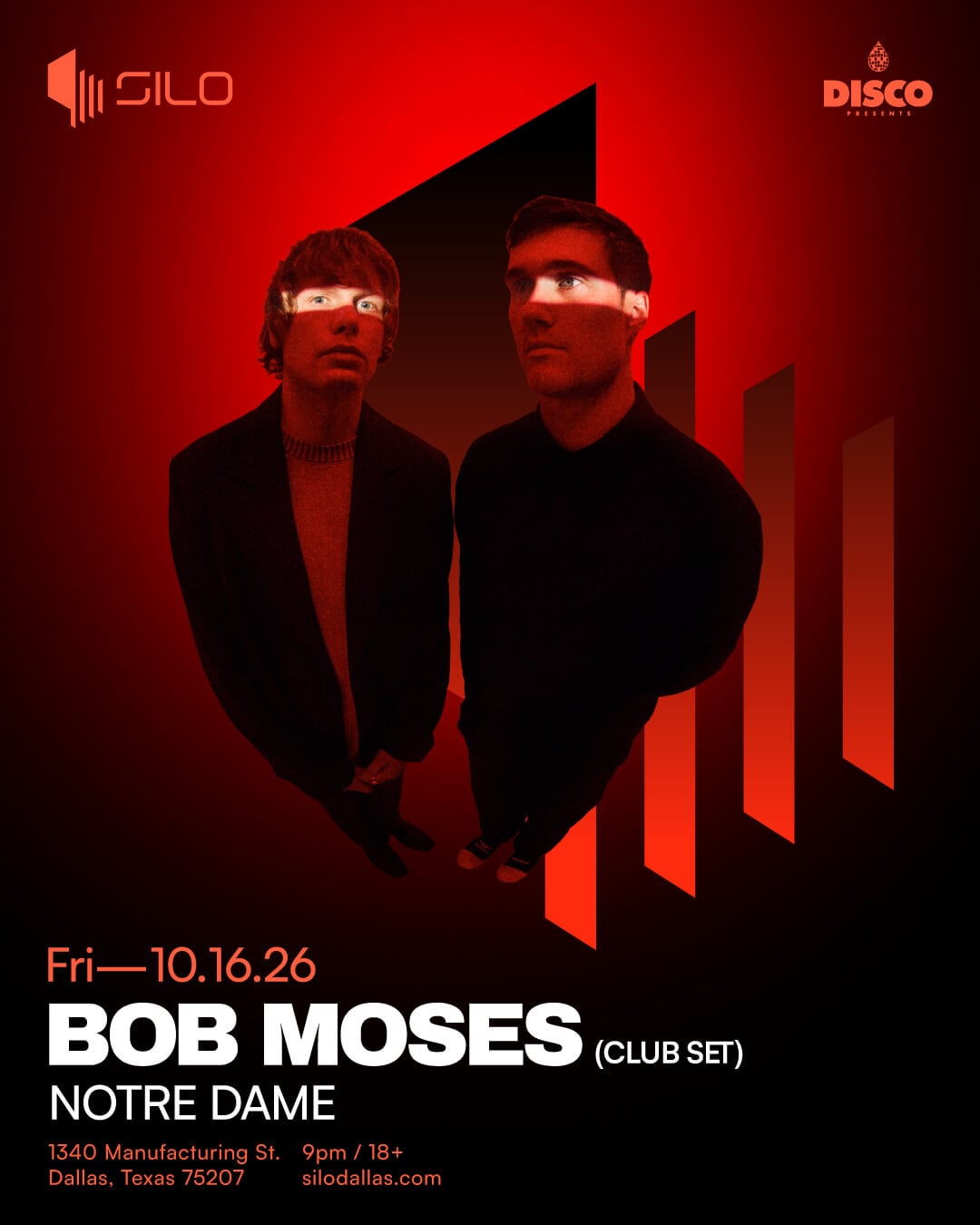 Bob Moses in Dallas on October 16, 2026